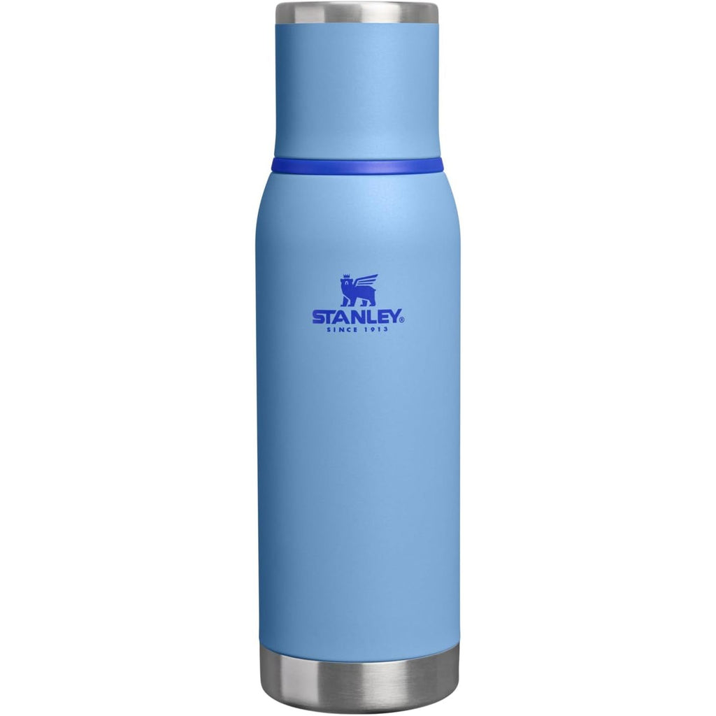 Stanley Adventure-To-Go Vakuumflasche 1,1 l | Weithals mit auslaufsicherem Tassendeckel | Hält Getränke heiß oder kalt | Kompakt für Reisen | Isolierte Edelstahl-Thermflasche | BPA-frei | Spring Green