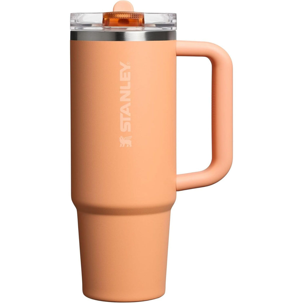 STANLEY Quencher ProTour Flip Straw Tumbler mit auslaufsicherem Deckel 1,2 Liter | Integrierter Strohhalm und Griff | Passt in Becherhalter für Reisen | Isolierter Edelstahlbecher | BPA-frei | Rosenquarz