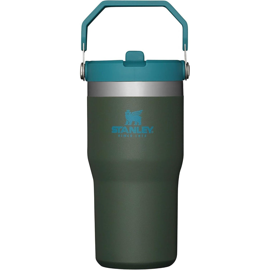 STANLEY IceFlow 2.0 Flip Straw Tumbler mit Griff 887 ml | Drehverschluss und Klappstrohhalm | Auslaufsichere Wasserflasche | Isolierter Edelstahl | BPA-frei | Rose Quarz 2.0