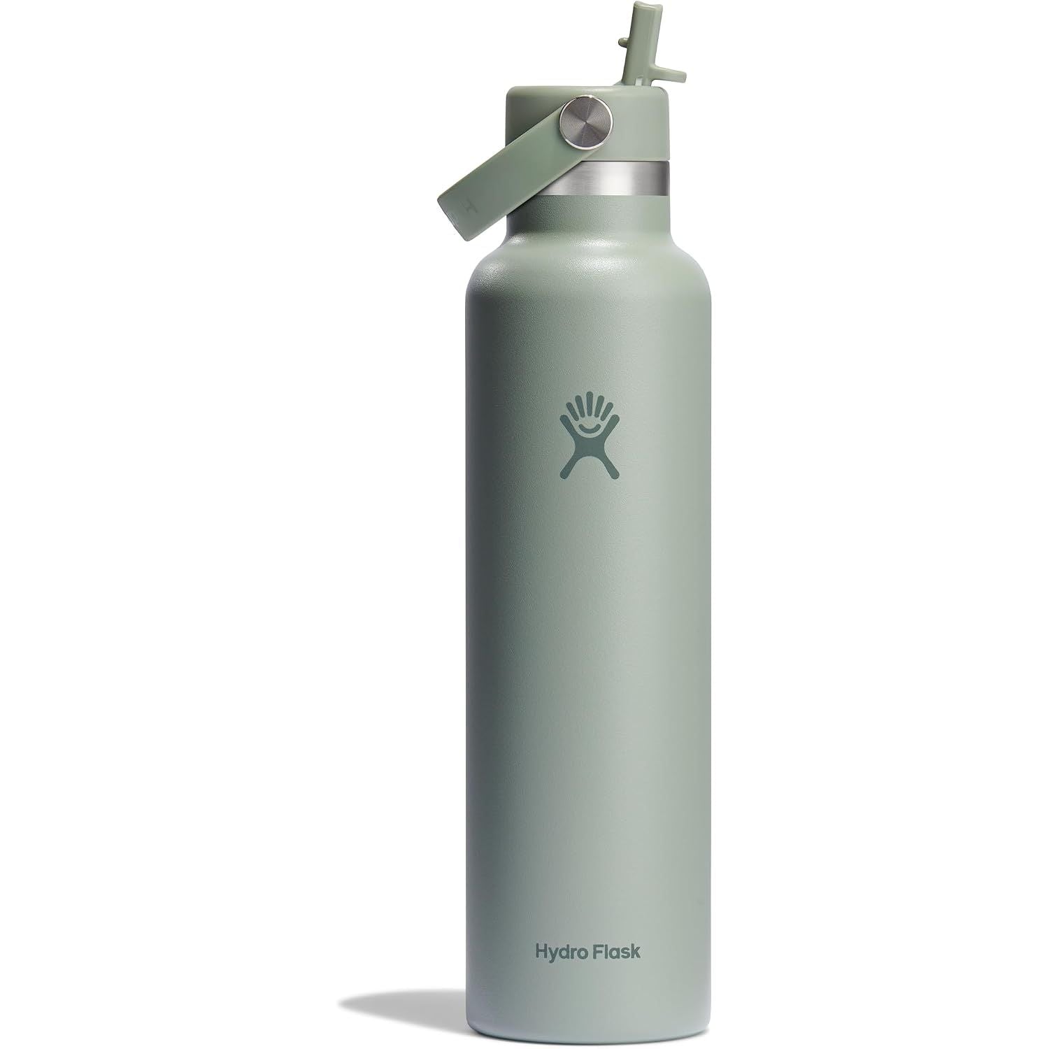 Hydro Flask Wasserflasche – isolierter Edelstahl – Strohhalmverschluss, auslaufsicher, tropfsicher in 24 Oz Capri Blue