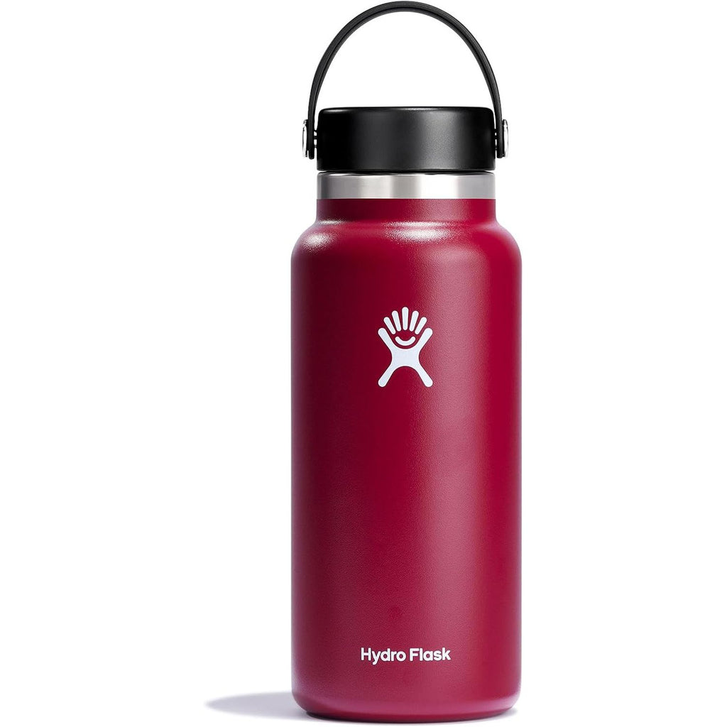 Hydro Flask Wasserflasche – isolierter Edelstahl – Weithals-Flex-Deckel, auslaufsicher, tropffrei und wiederbefüllbar, 590 ml Harbor Blue