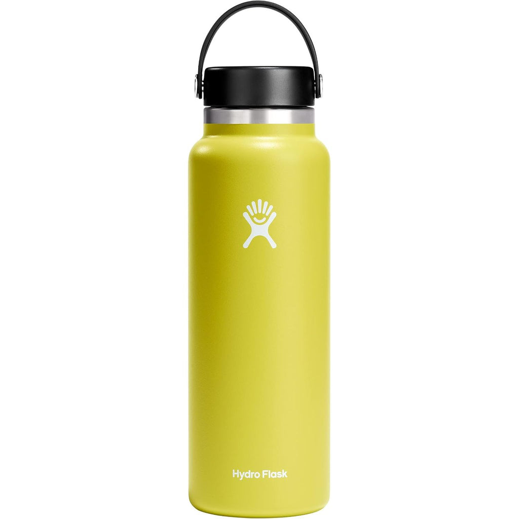 Hydro Flask Wasserflasche – isolierter Edelstahl – Weithals-Flex-Deckel, auslaufsicher, tropffrei und wiederbefüllbar, 590 ml Harbor Blue