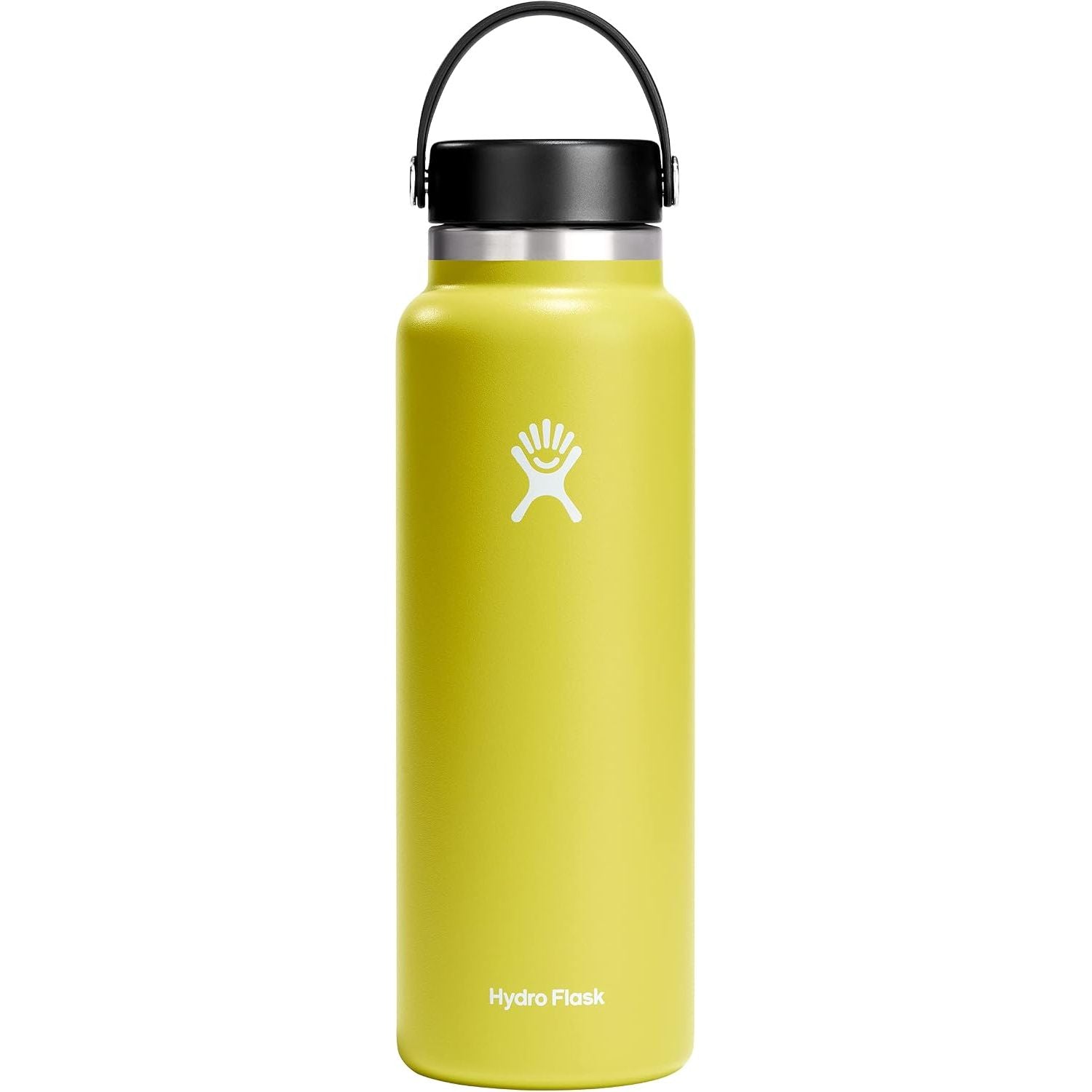 Hydro Flask Wasserflasche – isolierter Edelstahl – Weithals-Flex-Deckel, auslaufsicher, tropffrei und wiederbefüllbar, 590 ml Harbor Blue