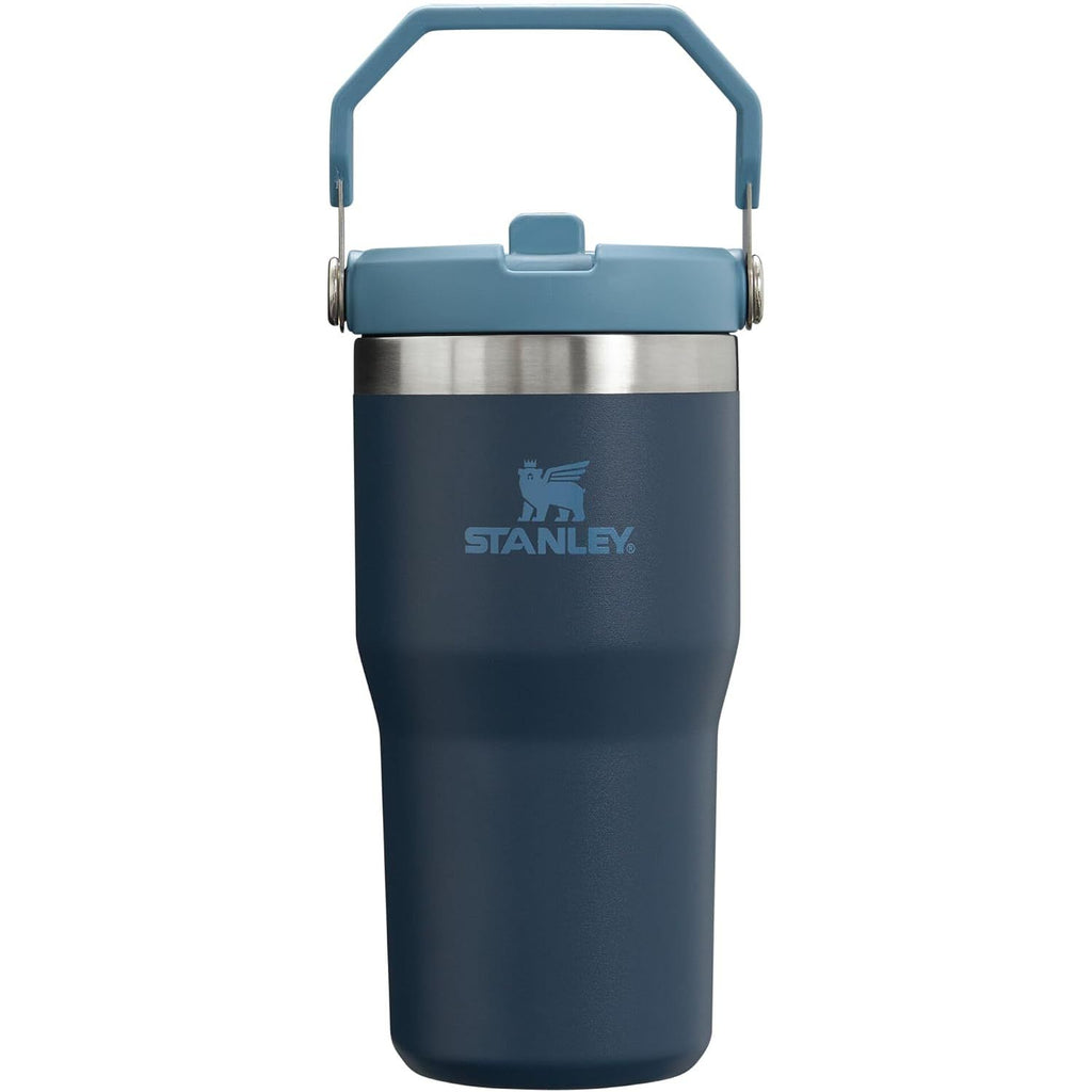 STANLEY IceFlow 2.0 Flip Straw Tumbler mit Griff 887 ml | Drehverschluss und Klappstrohhalm | Auslaufsichere Wasserflasche | Isolierter Edelstahl | BPA-frei | Rose Quarz 2.0