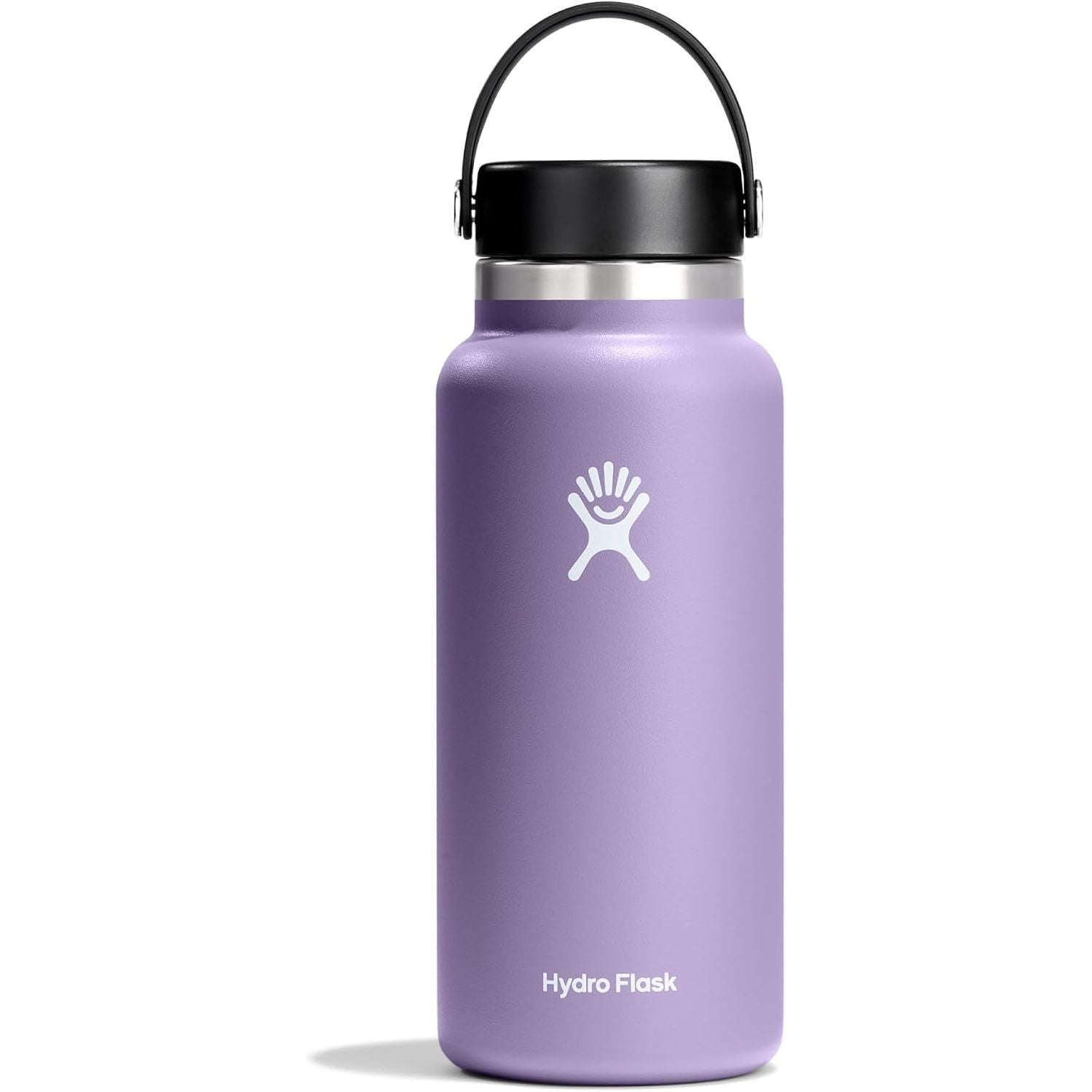 Hydro Flask Wasserflasche – isolierter Edelstahl – Weithals-Flex-Deckel, auslaufsicher, tropffrei und wiederbefüllbar, 590 ml Harbor Blue
