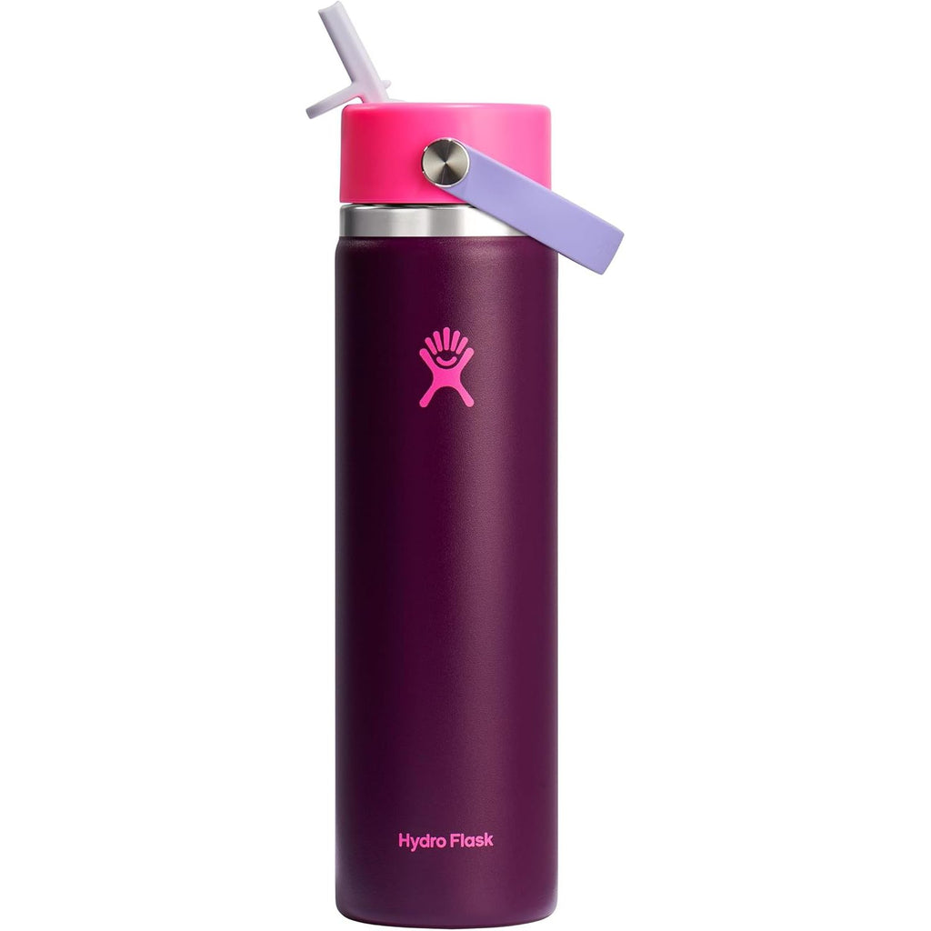 Hydro Flask Trinkflasche - Isolierter Edelstahl - Breiter Strohhalmdeckel, auslaufsicher, tropffrei in 32 Oz Fossil Brown