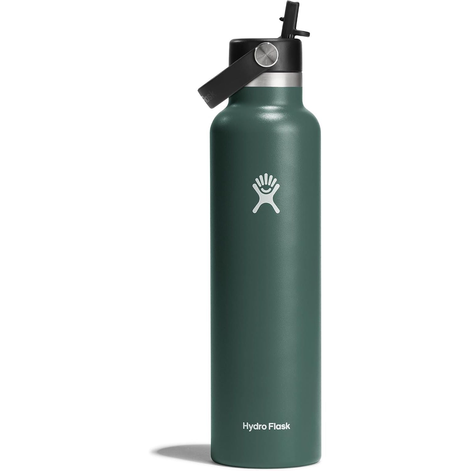Hydro Flask Wasserflasche – isolierter Edelstahl – Strohhalmverschluss, auslaufsicher, tropfsicher in 24 Oz Capri Blue