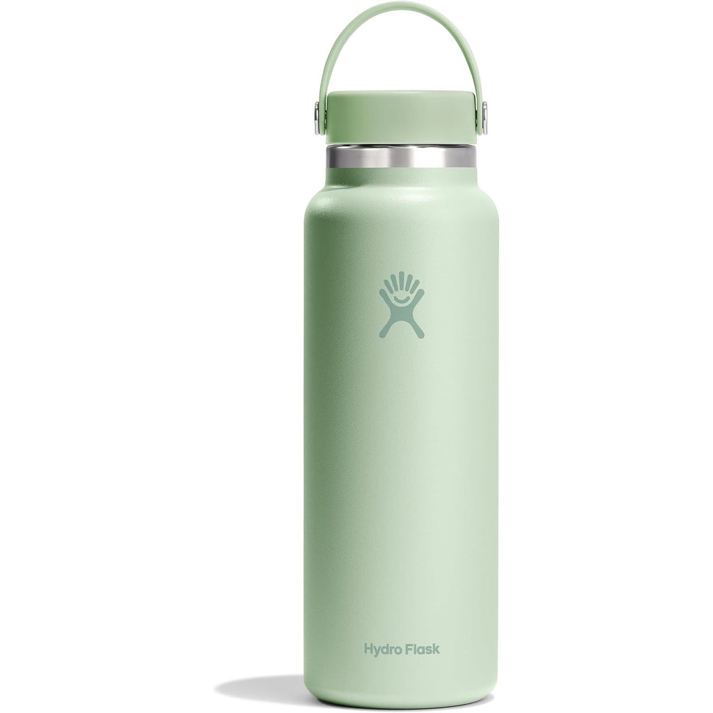 Hydro Flask Wasserflasche – isolierter Edelstahl – Weithals-Flex-Deckel, auslaufsicher, tropffrei und wiederbefüllbar, 590 ml Harbor Blue