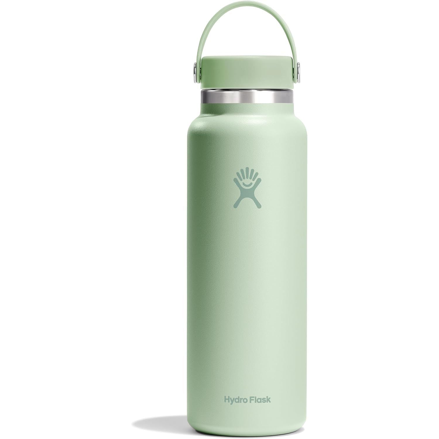 Hydro Flask Wasserflasche – isolierter Edelstahl – Weithals-Flex-Deckel, auslaufsicher, tropffrei und wiederbefüllbar, 590 ml Harbor Blue