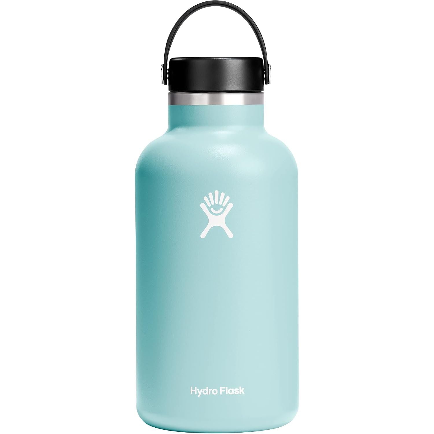 Hydro Flask Wasserflasche – isolierter Edelstahl – Weithals-Flex-Deckel, auslaufsicher, tropffrei und wiederbefüllbar, 590 ml Harbor Blue