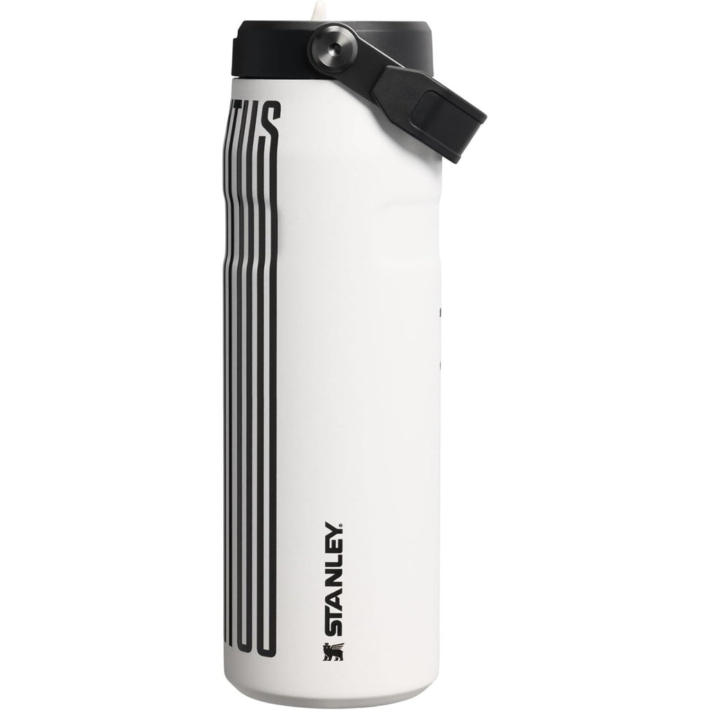 Stanley IceFlow Flip Straw 2.0 Wasserflasche 709 ml | Integrierter Strohhalm mit größerer Öffnung | Leicht und auslaufsicher | Isolierter Edelstahl | BPA-frei | Twilight