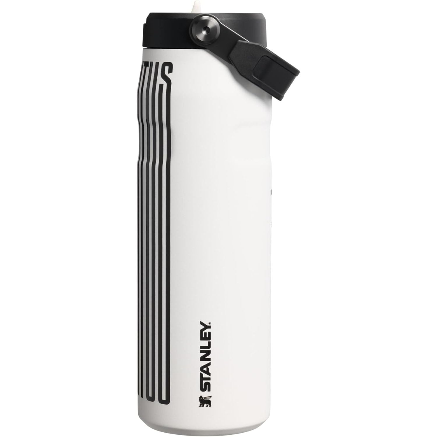 Stanley IceFlow Flip Straw 2.0 Wasserflasche 709 ml | Integrierter Strohhalm mit größerer Öffnung | Leicht und auslaufsicher | Isolierter Edelstahl | BPA-frei | Twilight