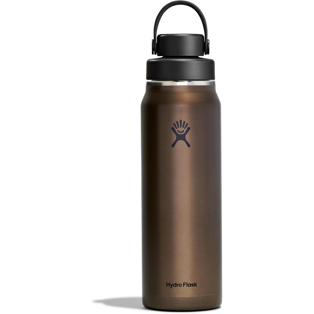 Hydro Flask Lightweight Wide Flex Chug Cap - Isolierte Edelstahl-Wasserflasche 16 Oz Obsidian