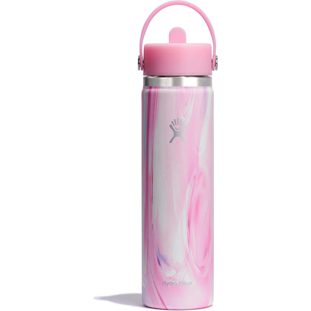 Hydro Flask Trinkflasche - Isolierter Edelstahl - Breiter Strohhalmdeckel, auslaufsicher, tropffrei in 32 Oz Fossil Brown