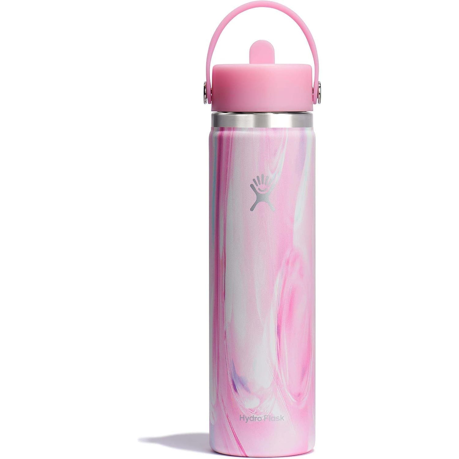 Hydro Flask Trinkflasche - Isolierter Edelstahl - Breiter Strohhalmdeckel, auslaufsicher, tropffrei in 32 Oz Fossil Brown