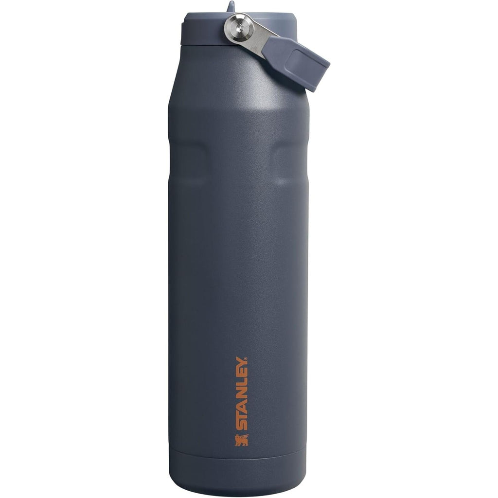 Stanley IceFlow Flip Straw 2.0 Wasserflasche 709 ml | Integrierter Strohhalm mit größerer Öffnung | Leicht und auslaufsicher | Isolierter Edelstahl | BPA-frei | Twilight