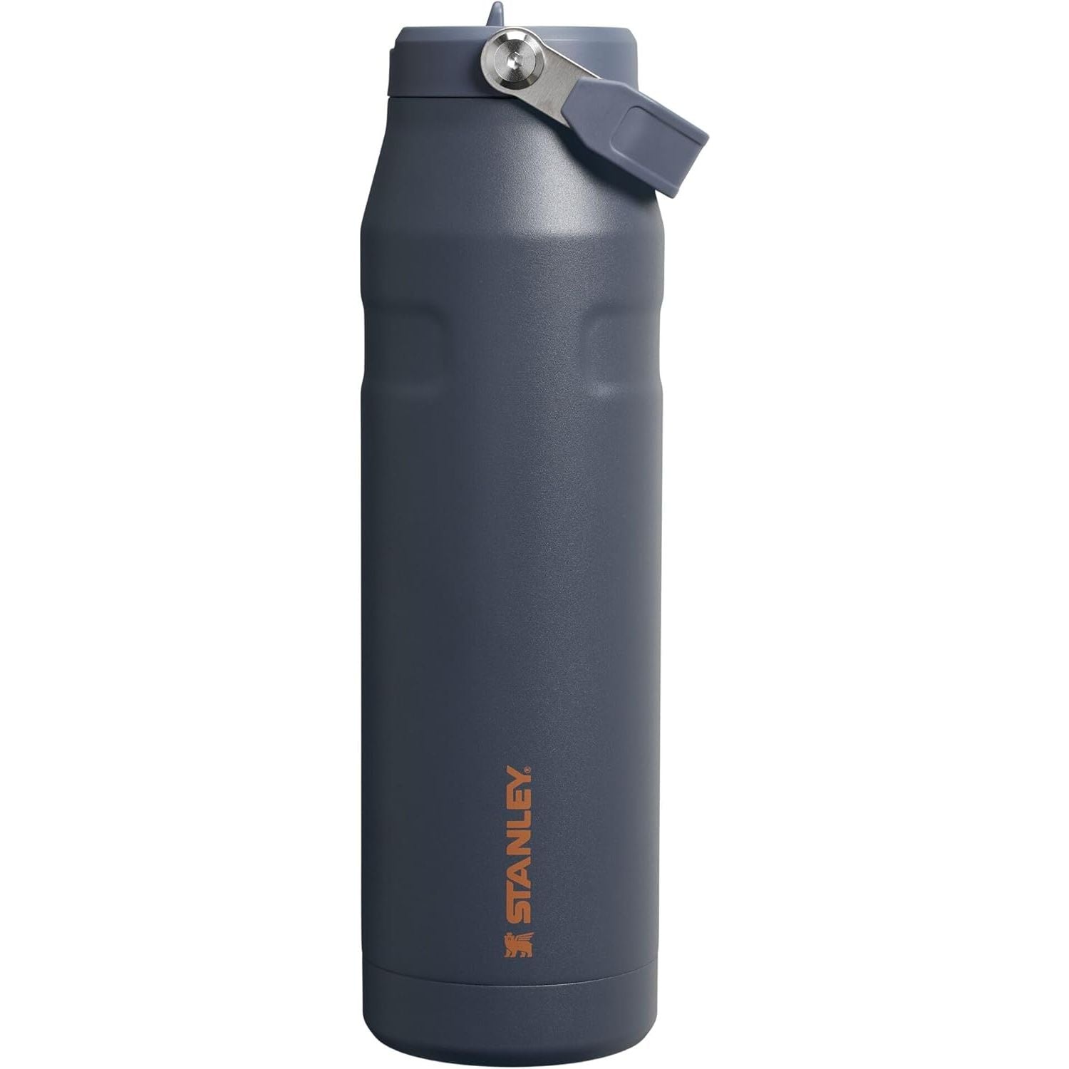 Stanley IceFlow Flip Straw 2.0 Wasserflasche 709 ml | Integrierter Strohhalm mit größerer Öffnung | Leicht und auslaufsicher | Isolierter Edelstahl | BPA-frei | Twilight