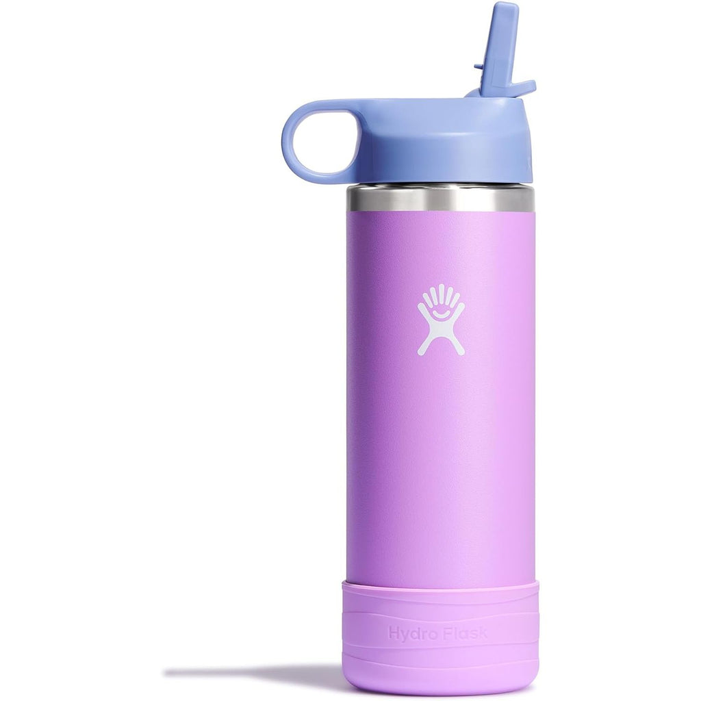 Hydro Flask Kinder-Trinkflasche für die Schule - Edelstahl und isoliert mit Strohhalmverschluss - 355 ml in Seaspray Blue