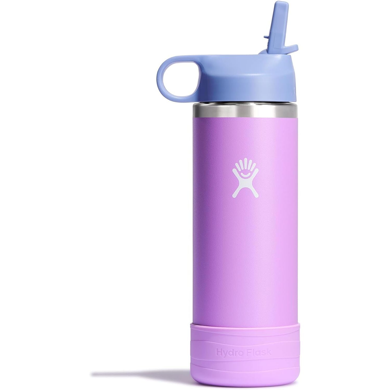 Hydro Flask Kinder-Trinkflasche für die Schule - Edelstahl und isoliert mit Strohhalmverschluss - 355 ml in Seaspray Blue
