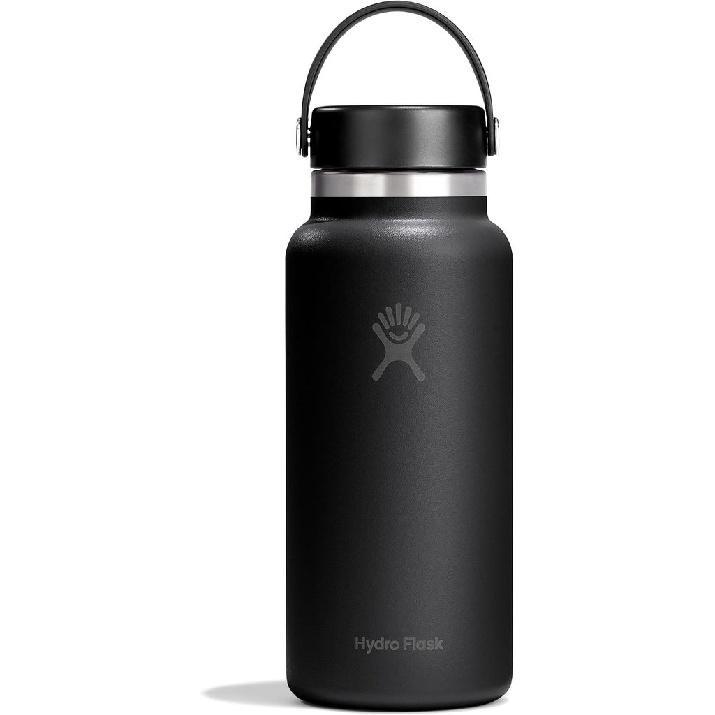 Hydro Flask Wasserflasche – isolierter Edelstahl – Weithals-Flex-Deckel, auslaufsicher, tropffrei und wiederbefüllbar, 590 ml Harbor Blue
