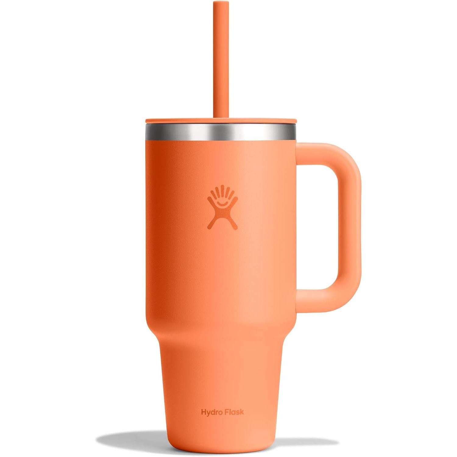 Hydro Flask Travel Tumbler mit Griff, Deckel und Trinkhalm – Isolierter Edelstahl, 40 Oz Trillium