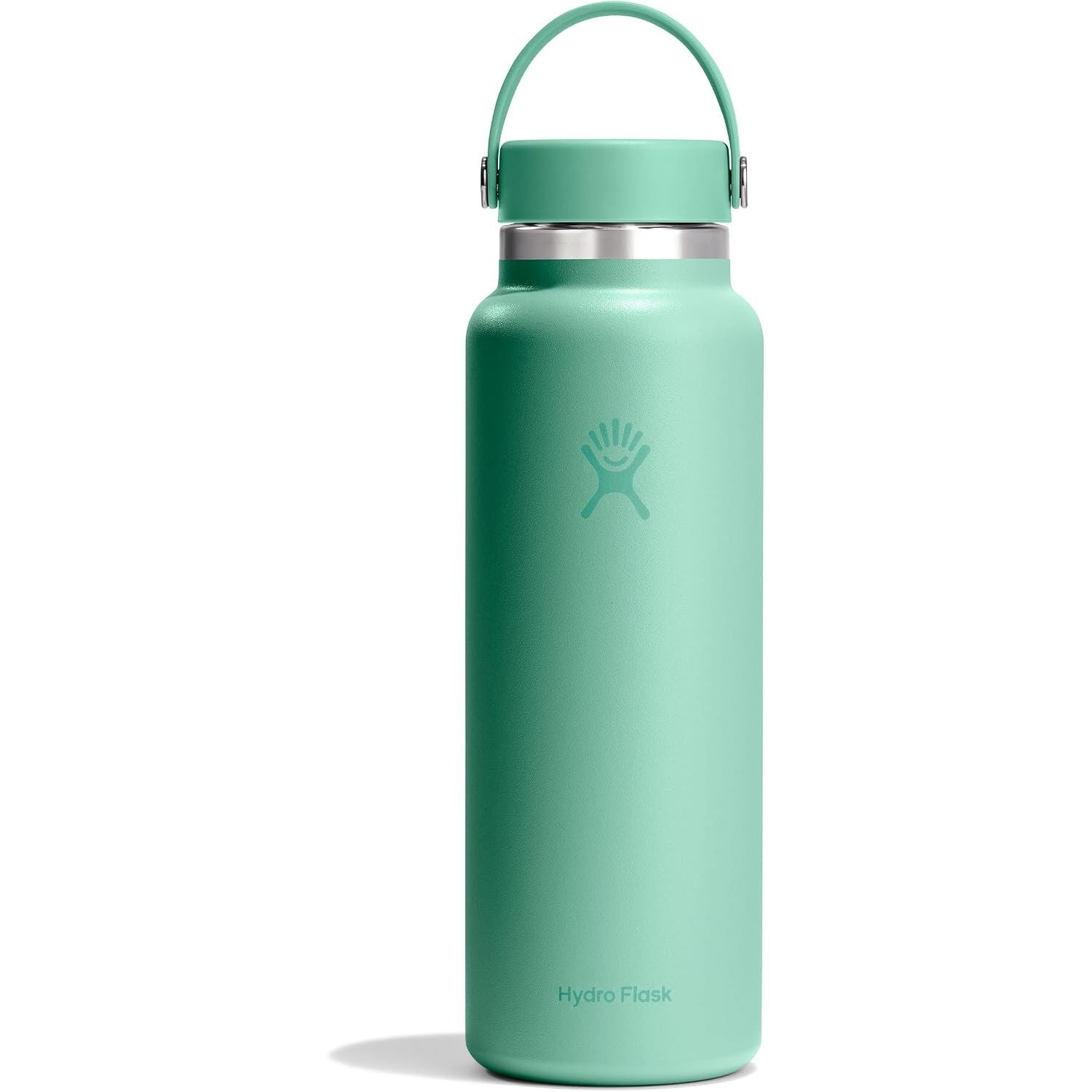 Hydro Flask Wasserflasche – isolierter Edelstahl – Weithals-Flex-Deckel, auslaufsicher, tropffrei und wiederbefüllbar, 590 ml Harbor Blue