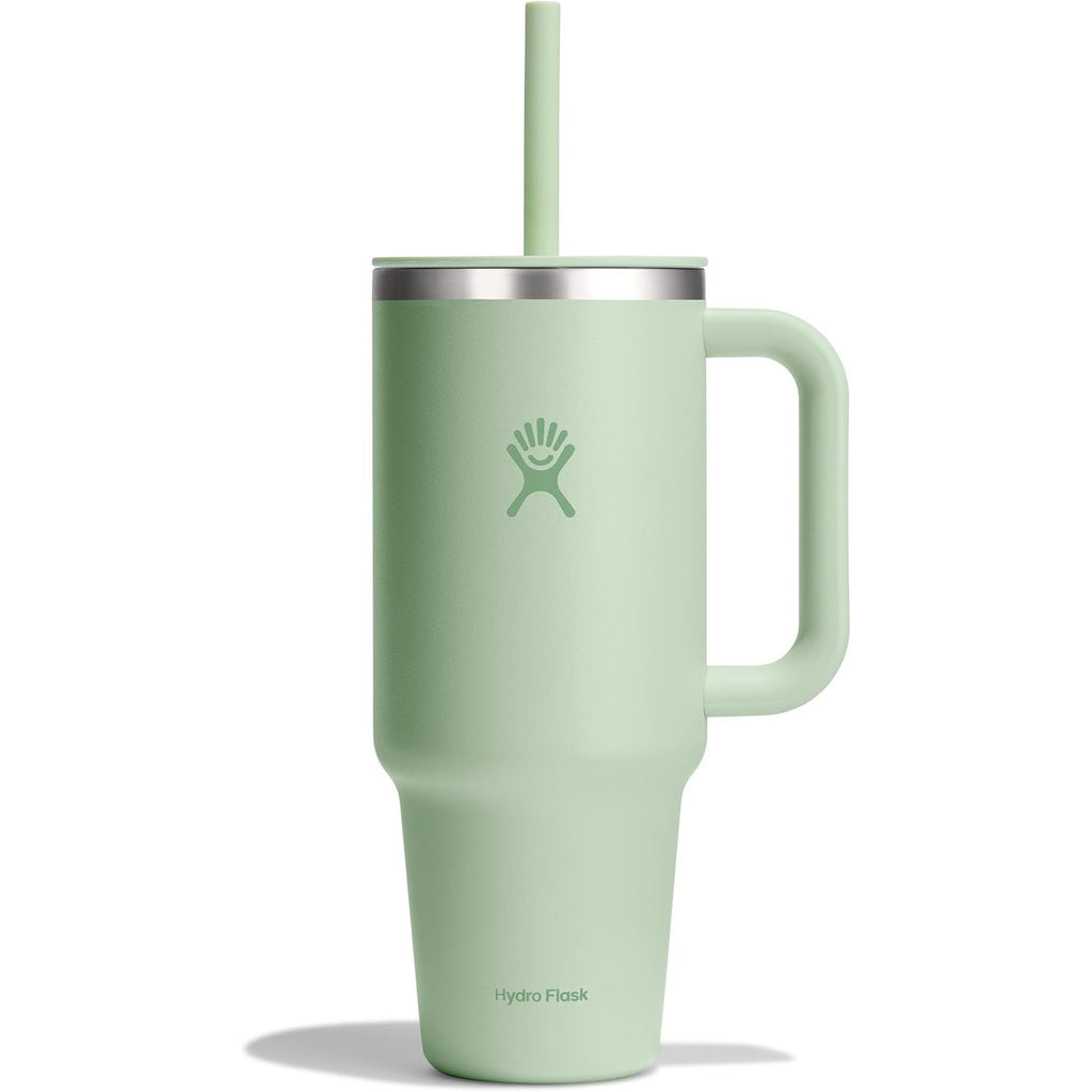 Hydro Flask Travel Tumbler mit Griff, Deckel und Trinkhalm – Isolierter Edelstahl, 40 Oz Trillium