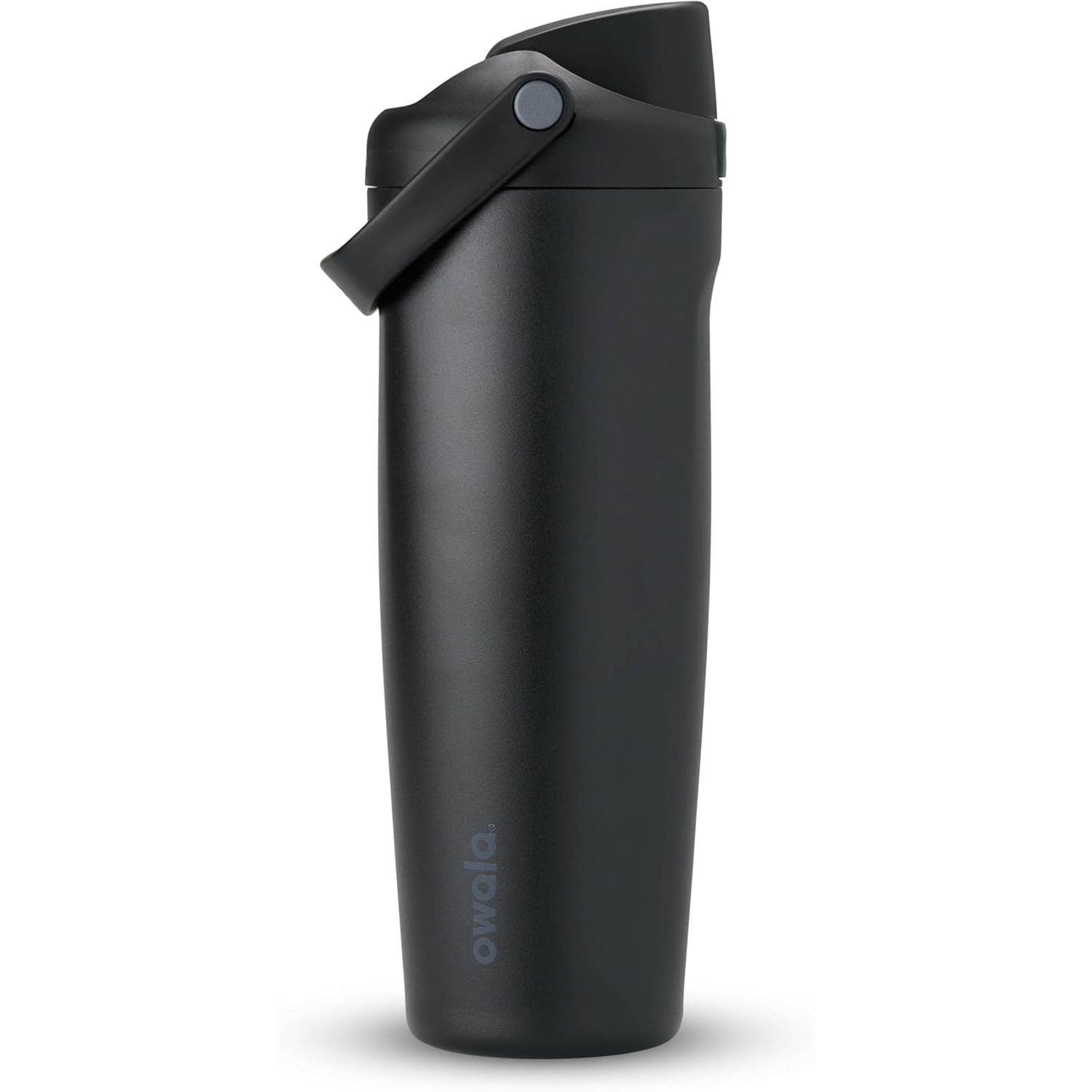 Owala FreeSip Sway Isolierte Edelstahl-Trinkflasche mit Zwei-Wege-Ausguss, integriertem Strohhalm und Eimergriff, für Reisen, Schule und Sport, 1,2 l, BPA-frei, auslaufsicher, Foggy Tide