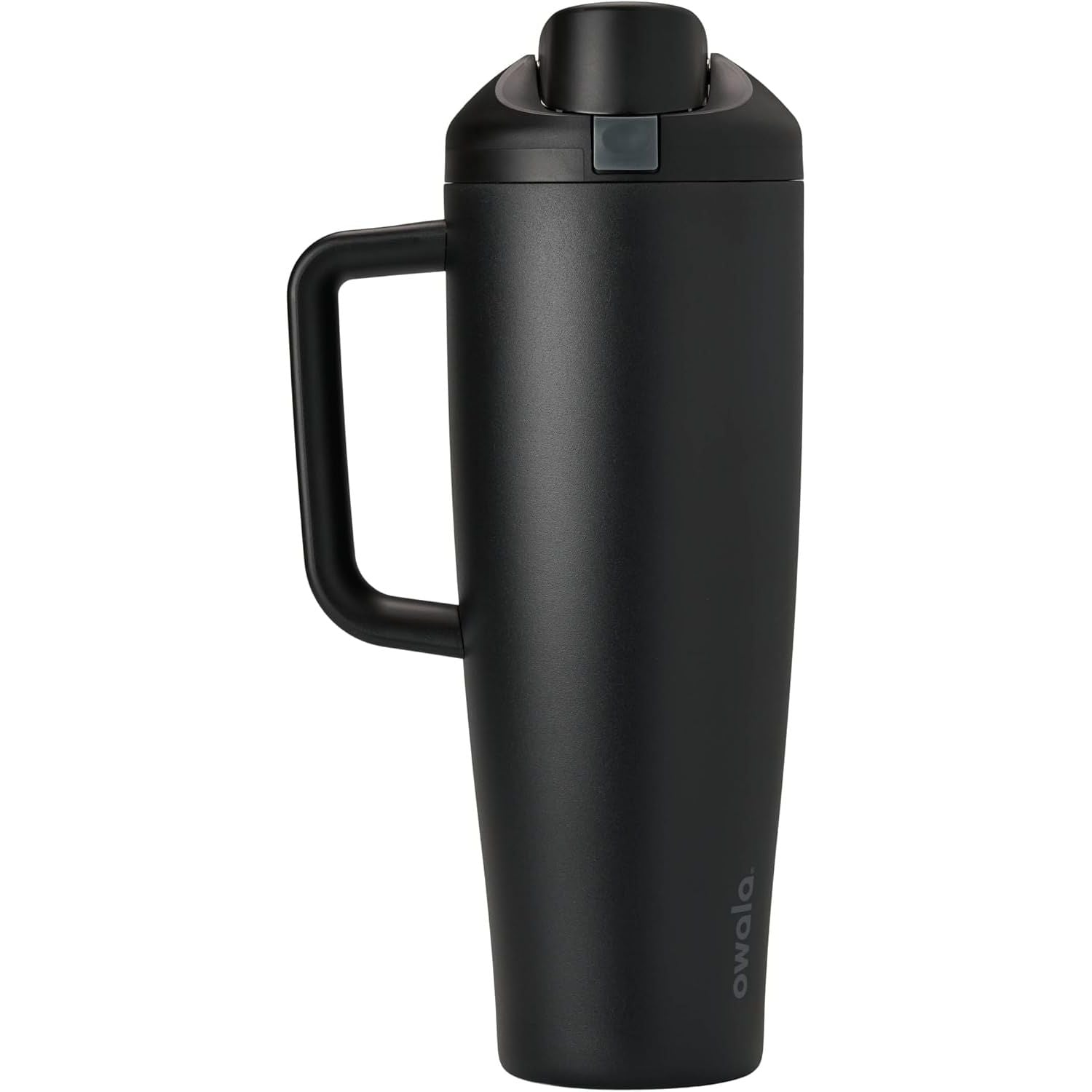 Owala FreeSip Tumbler Isolierte Edelstahl-Trinkflasche mit integriertem Strohhalm und seitlichem Griff, für Reisen, Arbeit, Schule und Sport, 40oz, BPA-frei, auslaufsicher, Angel Food Cake