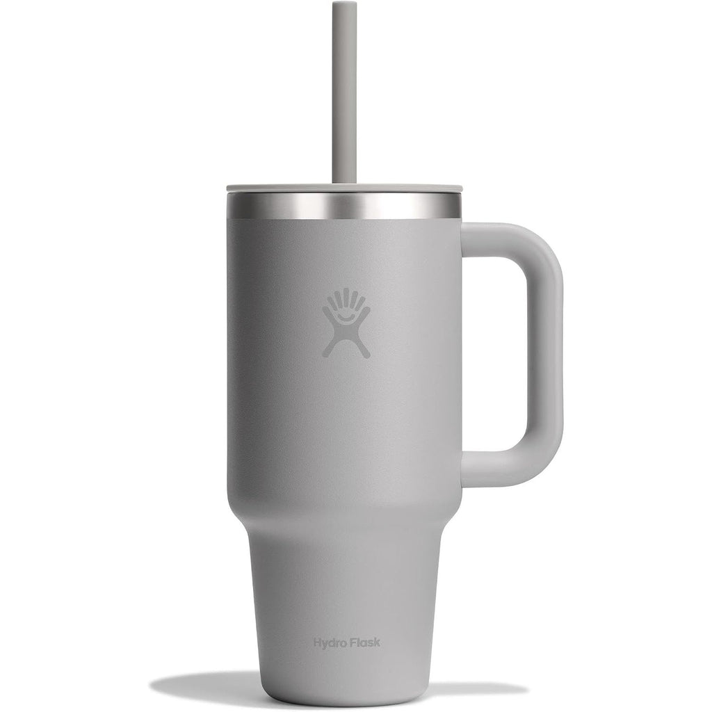 Hydro Flask Travel Tumbler mit Griff, Deckel und Trinkhalm – Isolierter Edelstahl, 40 Oz Trillium