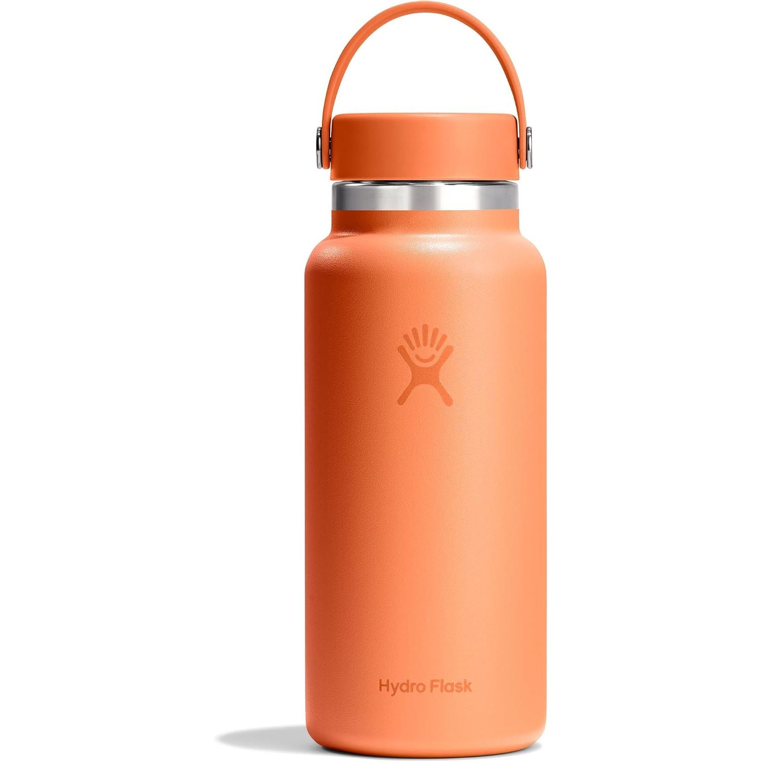 Hydro Flask Wasserflasche – isolierter Edelstahl – Weithals-Flex-Deckel, auslaufsicher, tropffrei und wiederbefüllbar, 590 ml Harbor Blue