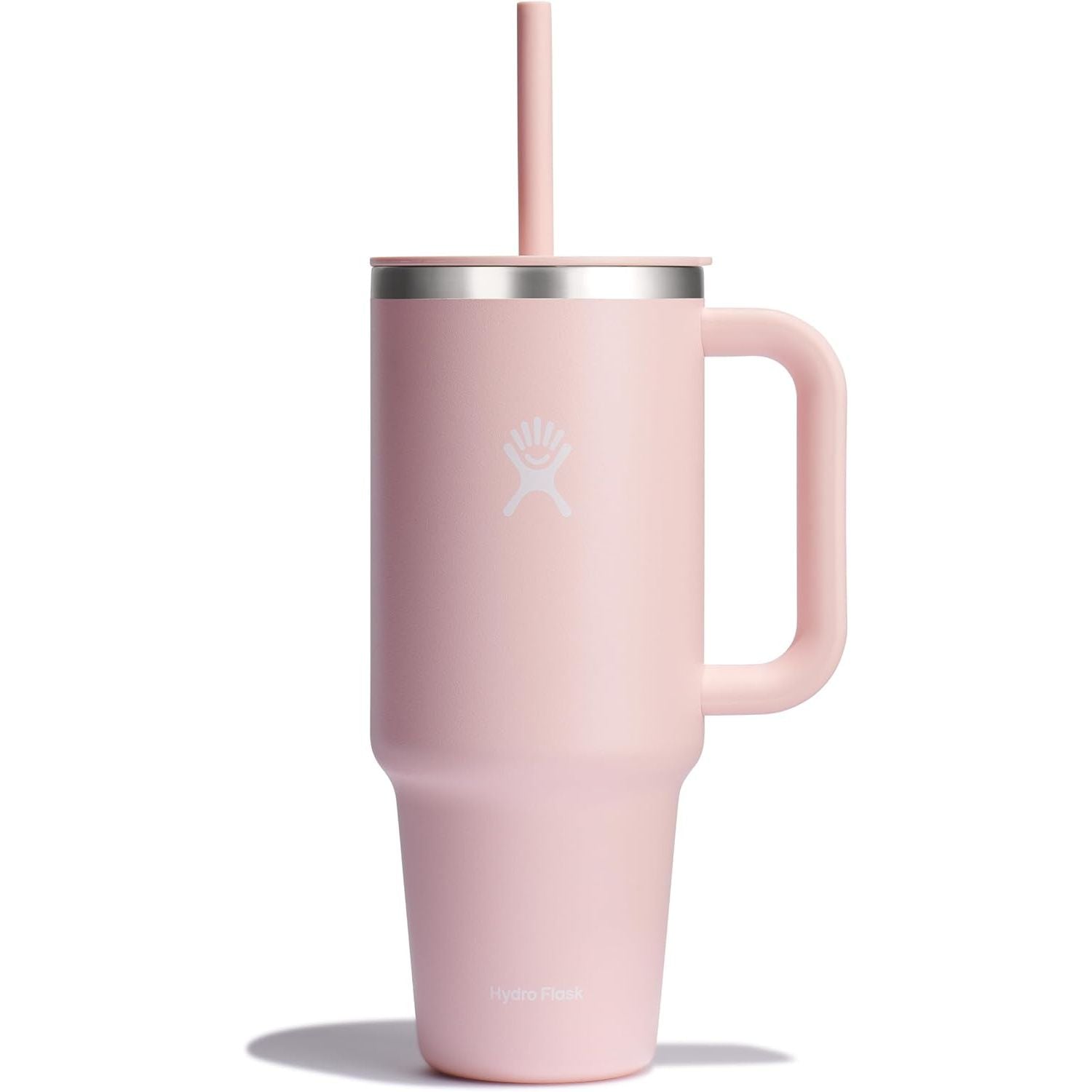 Hydro Flask Travel Tumbler mit Griff, Deckel und Trinkhalm – Isolierter Edelstahl, 40 Oz Trillium