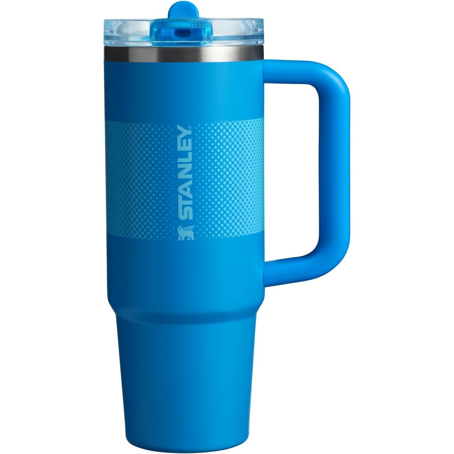 STANLEY Quencher ProTour Flip Straw Tumbler mit auslaufsicherem Deckel 1,2 Liter | Integrierter Strohhalm und Griff | Passt in Becherhalter für Reisen | Isolierter Edelstahlbecher | BPA-frei | Rosenquarz