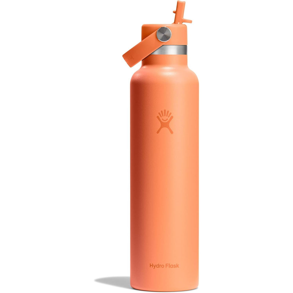 Hydro Flask Wasserflasche – isolierter Edelstahl – Strohhalmverschluss, auslaufsicher, tropfsicher in 24 Oz Capri Blue