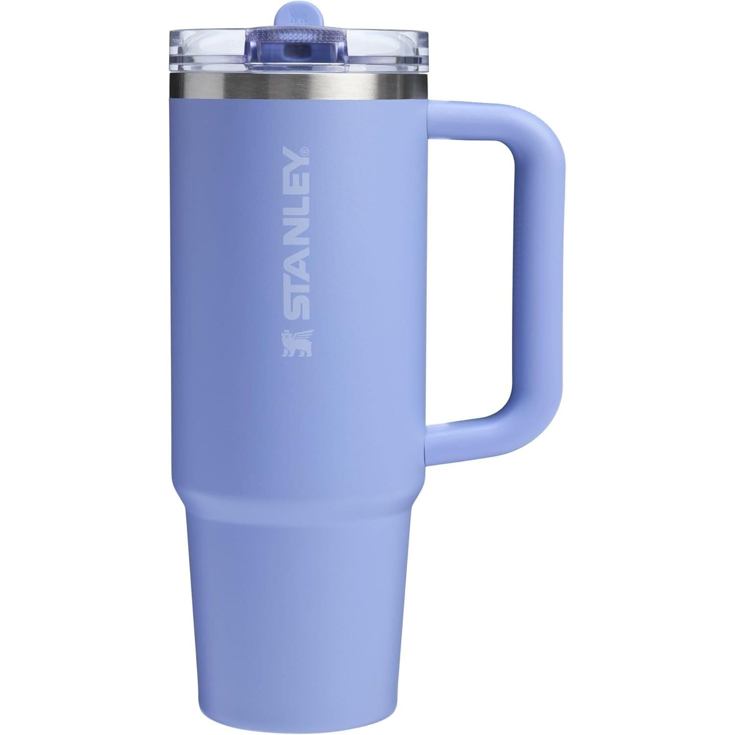 STANLEY Quencher ProTour Flip Straw Tumbler mit auslaufsicherem Deckel 1,2 Liter | Integrierter Strohhalm und Griff | Passt in Becherhalter für Reisen | Isolierter Edelstahlbecher | BPA-frei | Rosenquarz