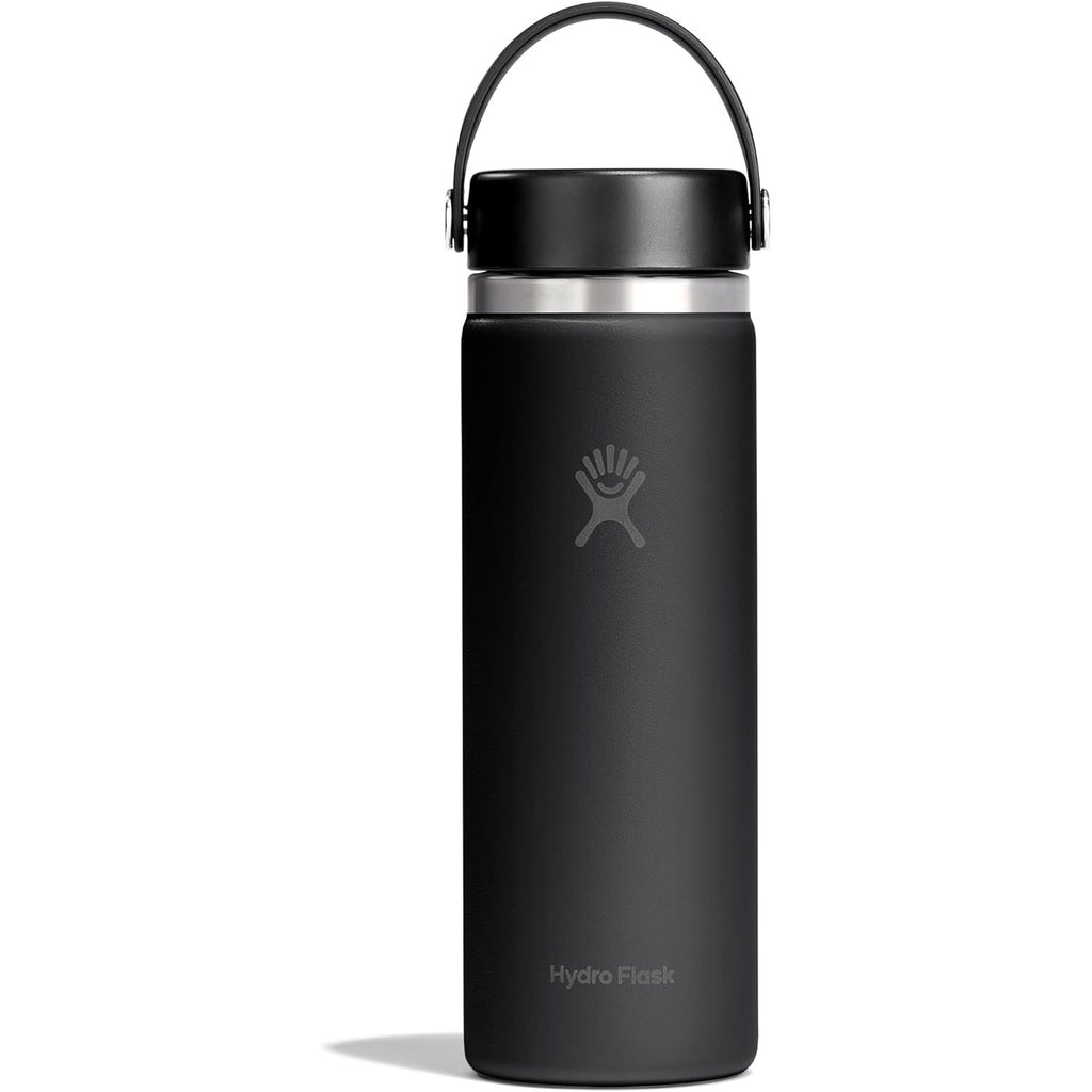 Hydro Flask Wasserflasche – isolierter Edelstahl – Weithals-Flex-Deckel, auslaufsicher, tropffrei und wiederbefüllbar, 590 ml Harbor Blue