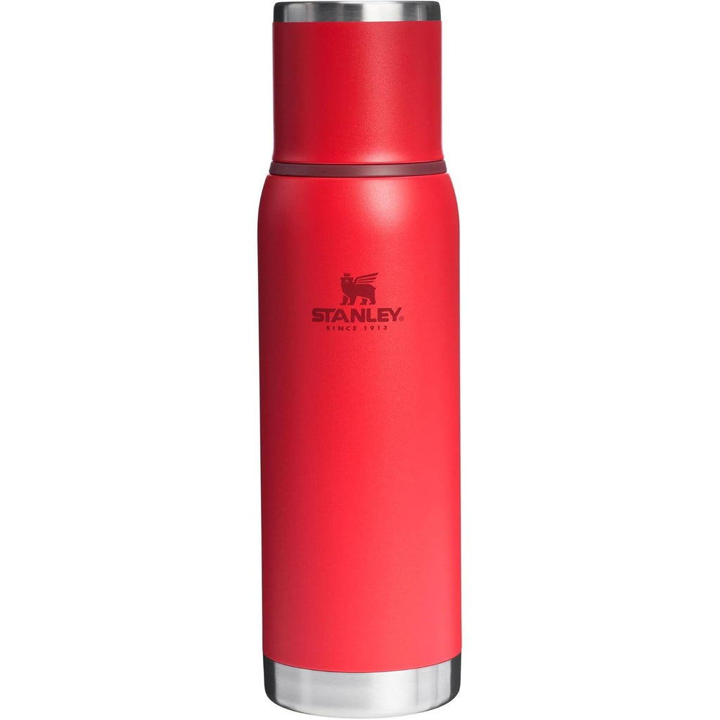 Stanley Adventure-To-Go Vakuumflasche 1,1 l | Weithals mit auslaufsicherem Tassendeckel | Hält Getränke heiß oder kalt | Kompakt für Reisen | Isolierte Edelstahl-Thermflasche | BPA-frei | Spring Green