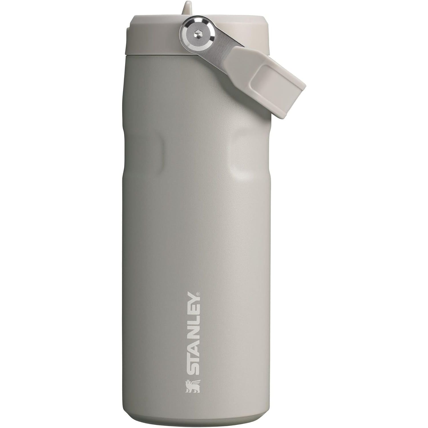 Stanley IceFlow Flip Straw 2.0 Wasserflasche 709 ml | Integrierter Strohhalm mit größerer Öffnung | Leicht und auslaufsicher | Isolierter Edelstahl | BPA-frei | Twilight