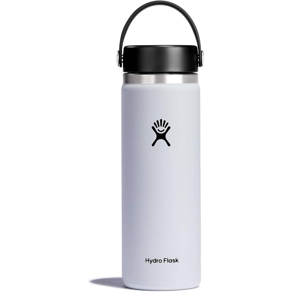 Hydro Flask Wasserflasche – isolierter Edelstahl – Weithals-Flex-Deckel, auslaufsicher, tropffrei und wiederbefüllbar, 590 ml Harbor Blue