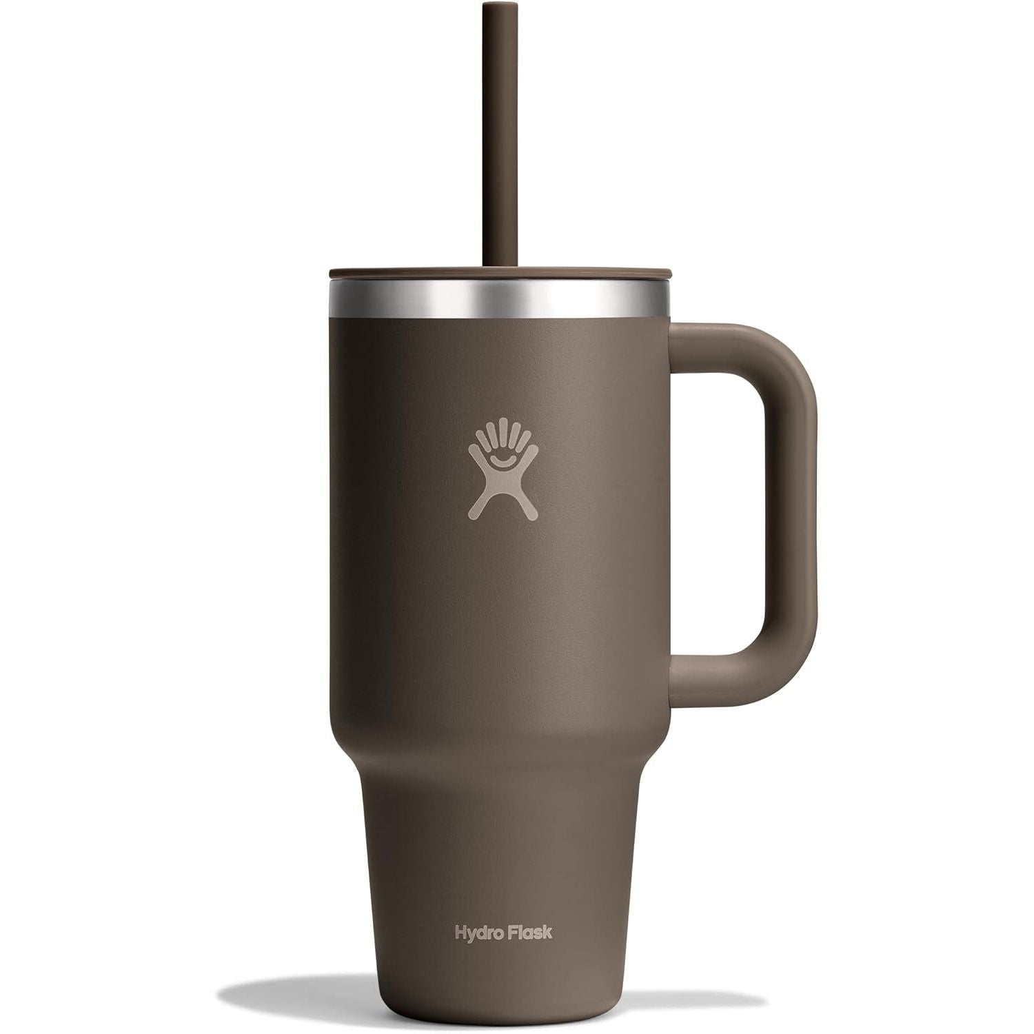 Hydro Flask Travel Tumbler mit Griff, Deckel und Trinkhalm – Isolierter Edelstahl, 40 Oz Trillium