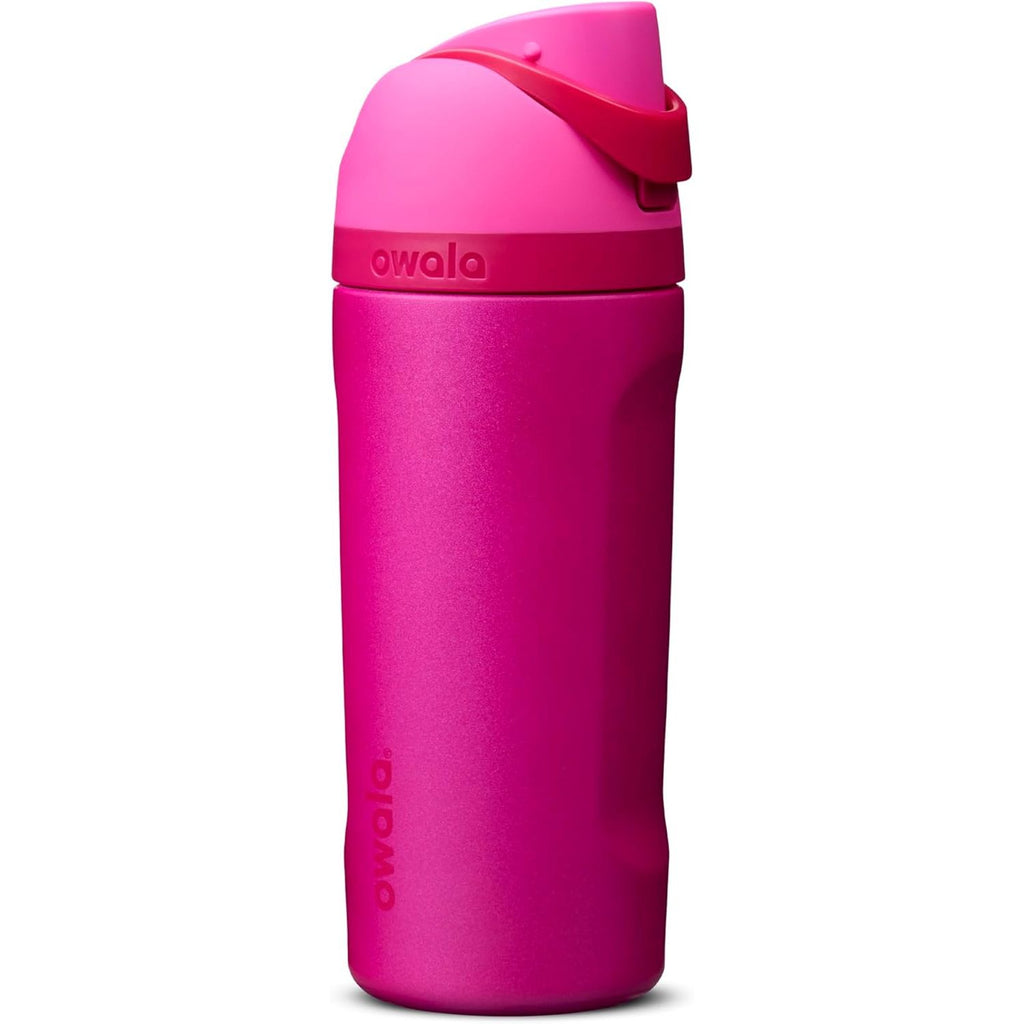 Owala FreeSip Isolierte Edelstahl-Wasserflasche mit Strohhalm für Sport und Reise, BPA-frei, 950 ml, Foggy Tide