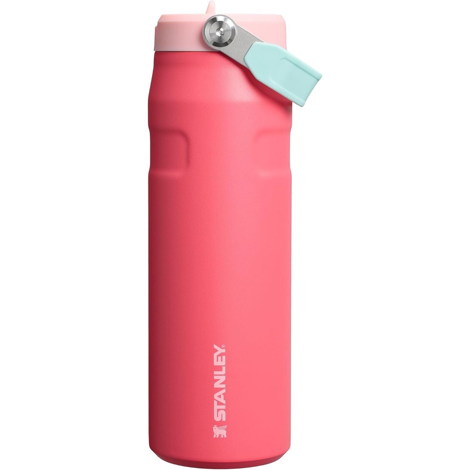 Stanley IceFlow Flip Straw 2.0 Wasserflasche 709 ml | Integrierter Strohhalm mit größerer Öffnung | Leicht und auslaufsicher | Isolierter Edelstahl | BPA-frei | Twilight