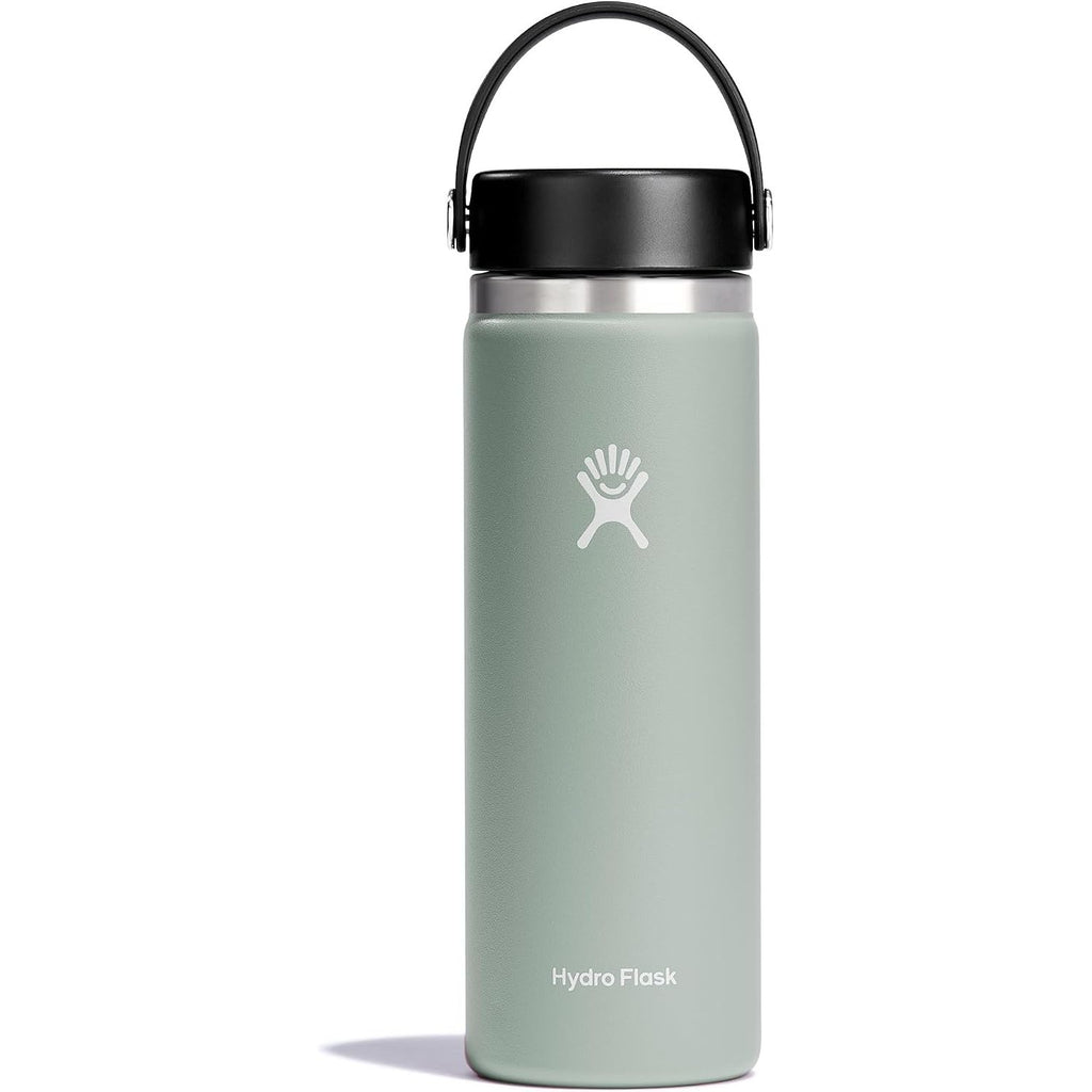 Hydro Flask Wasserflasche – isolierter Edelstahl – Weithals-Flex-Deckel, auslaufsicher, tropffrei und wiederbefüllbar, 590 ml Harbor Blue