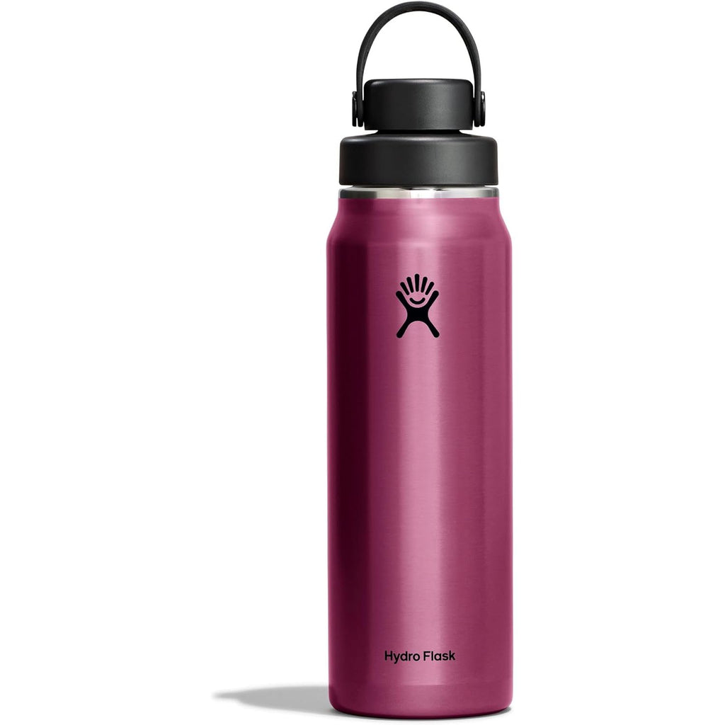 Hydro Flask Lightweight Wide Flex Chug Cap - Isolierte Edelstahl-Wasserflasche 16 Oz Obsidian
