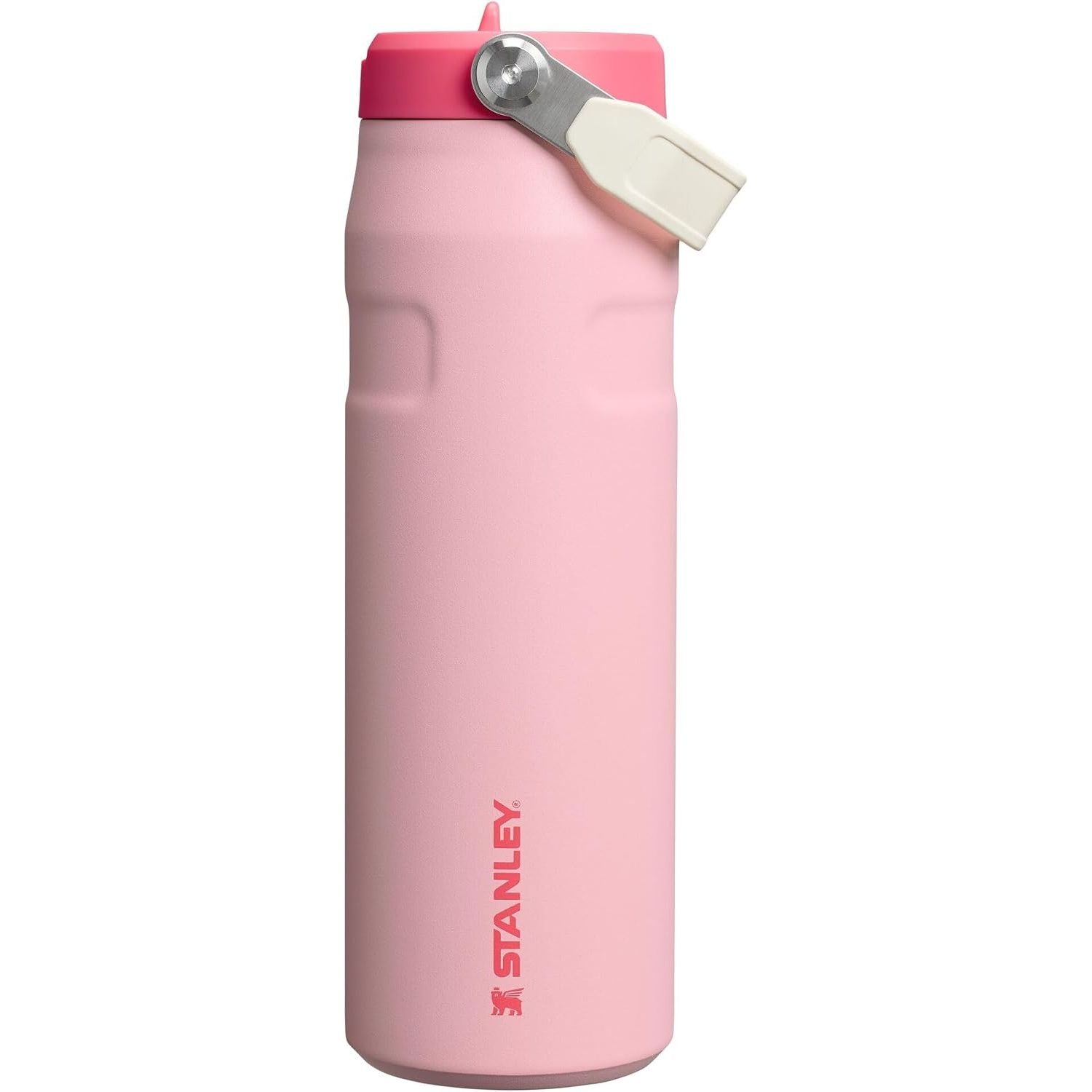 Stanley IceFlow Flip Straw 2.0 Wasserflasche 709 ml | Integrierter Strohhalm mit größerer Öffnung | Leicht und auslaufsicher | Isolierter Edelstahl | BPA-frei | Twilight