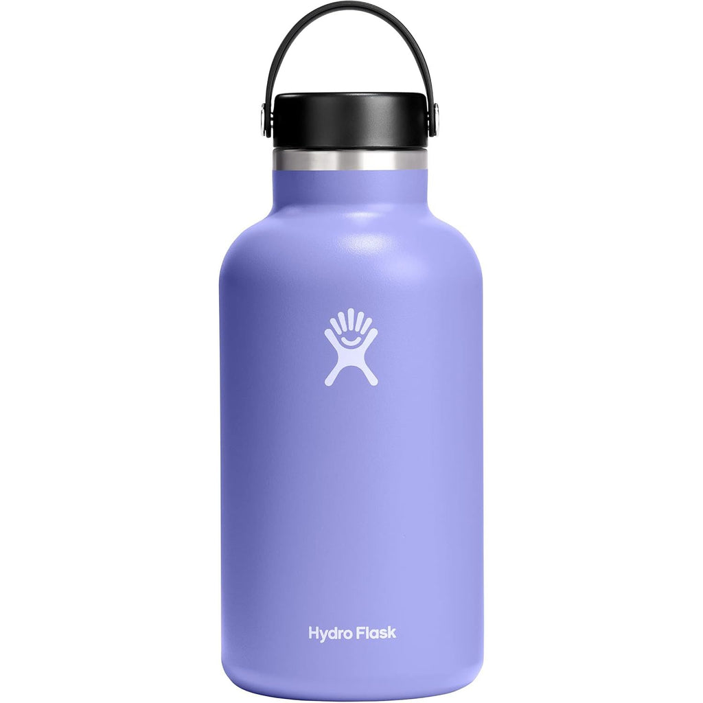 Hydro Flask Wasserflasche – isolierter Edelstahl – Weithals-Flex-Deckel, auslaufsicher, tropffrei und wiederbefüllbar, 590 ml Harbor Blue