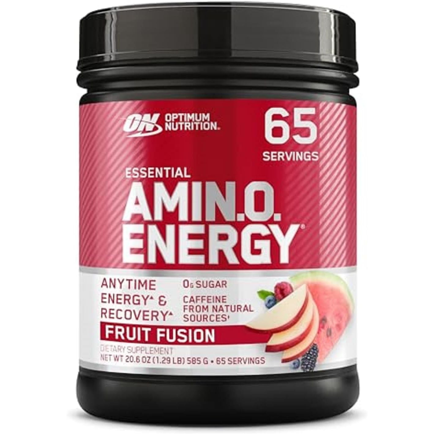 Optimum Nutrition Amino Energy - Pre Workout with Green Tea, BCAA, Amino Acids, Keto Friendly, Green Coffee Extract, Energy Powder - Blue Raspberry, 65 Servings (Packaging May Vary)