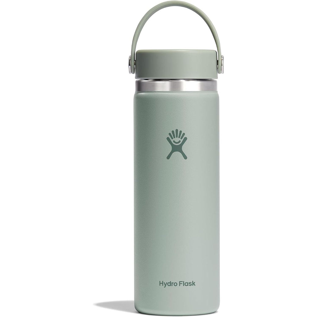 Hydro Flask Wasserflasche – isolierter Edelstahl – Weithals-Flex-Deckel, auslaufsicher, tropffrei und wiederbefüllbar, 590 ml Harbor Blue