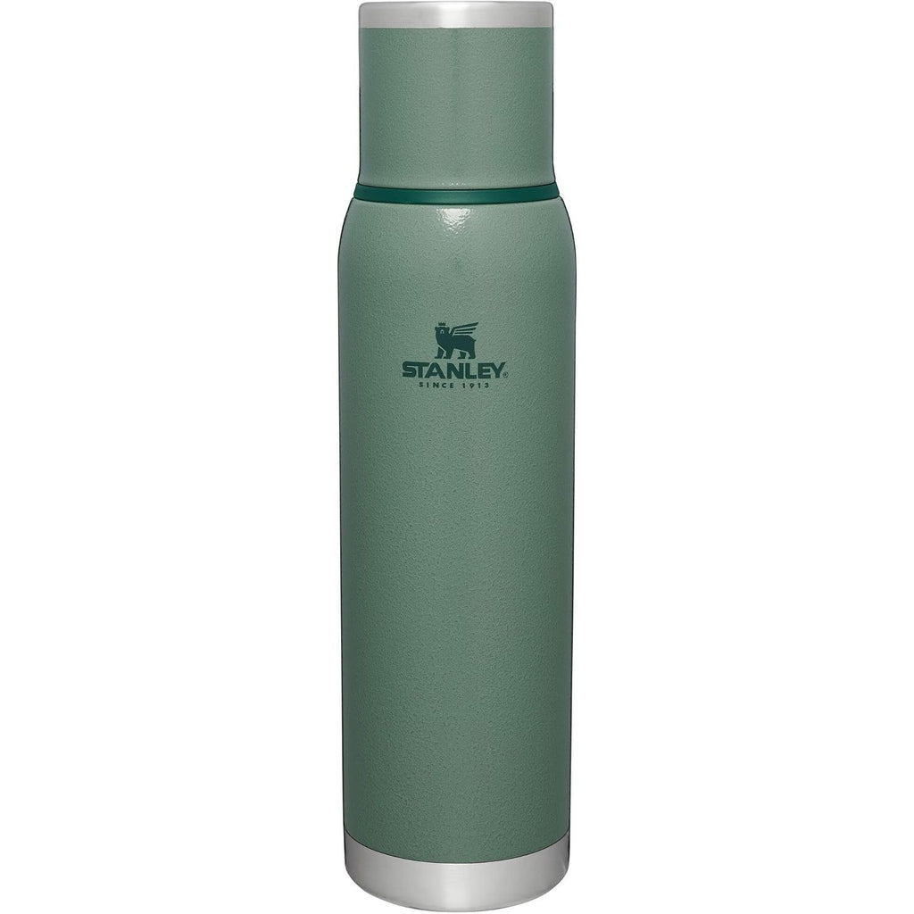 Stanley Adventure-To-Go Vakuumflasche 1,1 l | Weithals mit auslaufsicherem Tassendeckel | Hält Getränke heiß oder kalt | Kompakt für Reisen | Isolierte Edelstahl-Thermflasche | BPA-frei | Spring Green