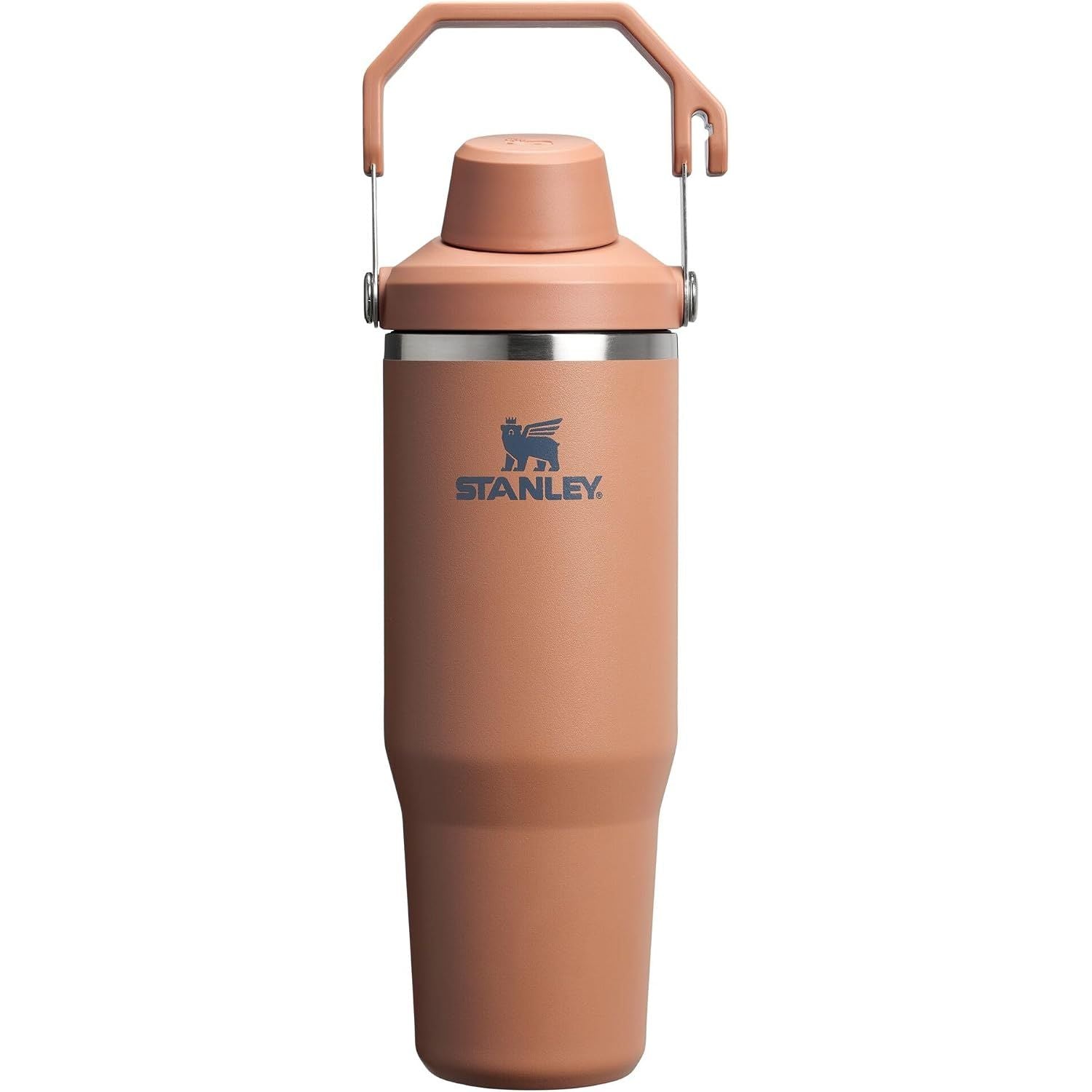 Stanley IceFlow 2.0 Fast Flow Becher mit Griff 887 ml | Angeschrägter Ausgießerdeckel zum Drehen | Auslaufsichere Trinkflasche | Isolierter Edelstahl | BPA-frei | Frost